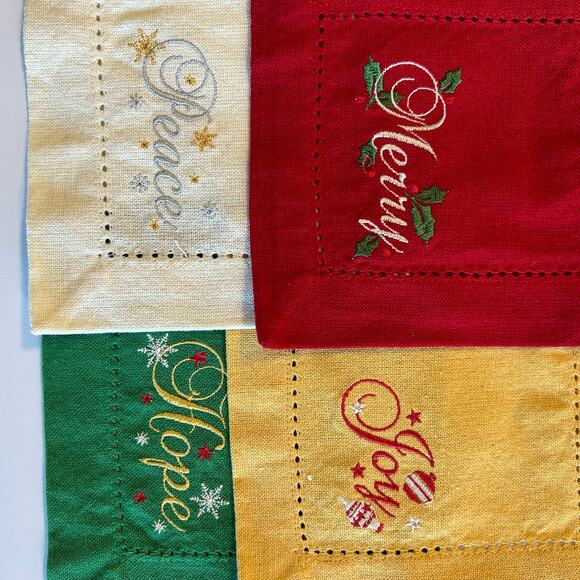 Christmas Cloth Coasters - Picture 4 of 4